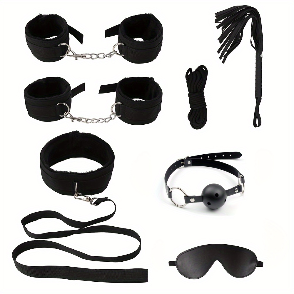 23 Piece-set, BDSM Sex Toys, Seductive Toys, Bondage Restraints Kit  Black/red 