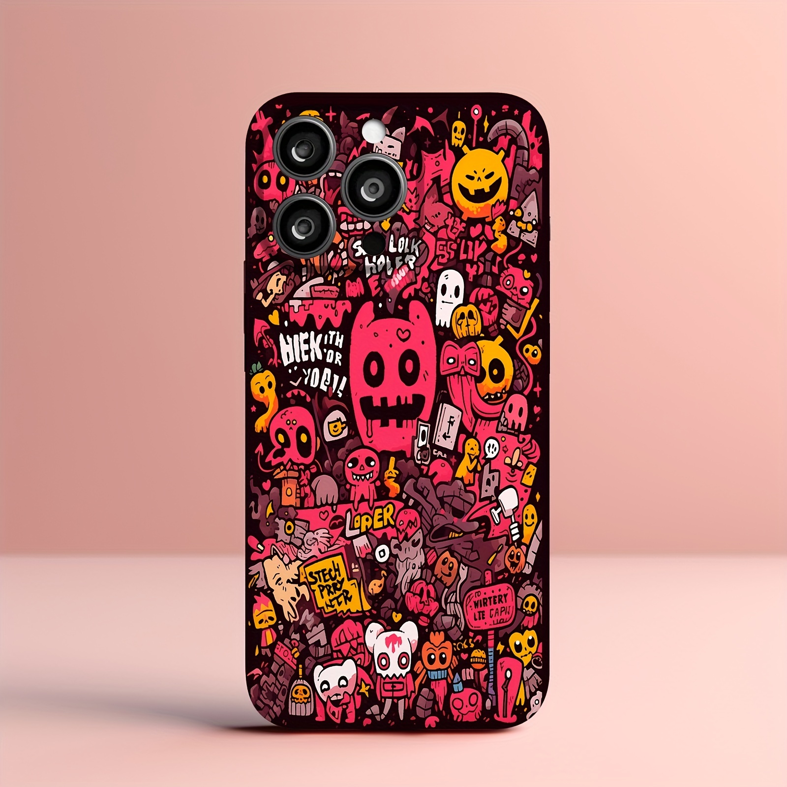 Halloween Pumpkin, Bat And Devil Phone Case For Iphone 13/13 Pro/13 Pro Max/14/14  Plus/14 Pro/14 Pro Max, Good Quality And Durable Case As Nice Gift For Men  Women Yourself - Temu Austria