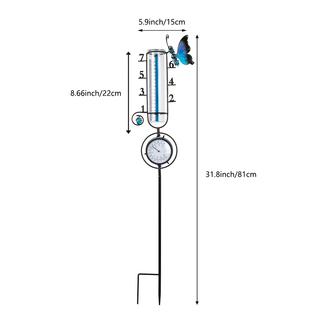 Tenite® 11-Capacity Professional Rain Gauge