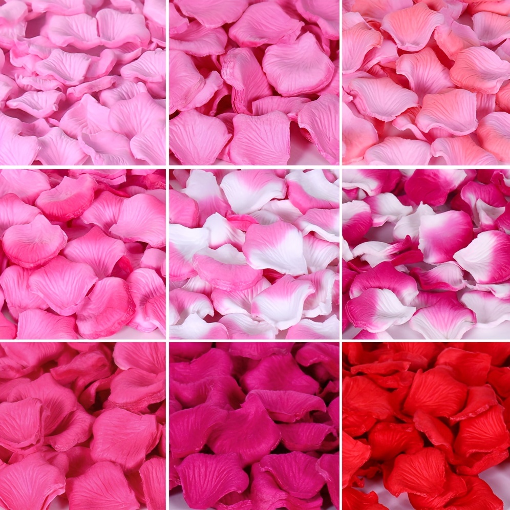 Bolsa Pétalos de rosas rosa. 500 piezas. Detalles de boda