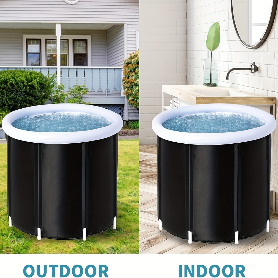Polar Recovery Tub - Large Outdoor Portable Ice Bath with Lid for Cold  Water Therapy & Ice Plunge - Cold Plunge Tub for Adults & Athletes Up to  6ft 7