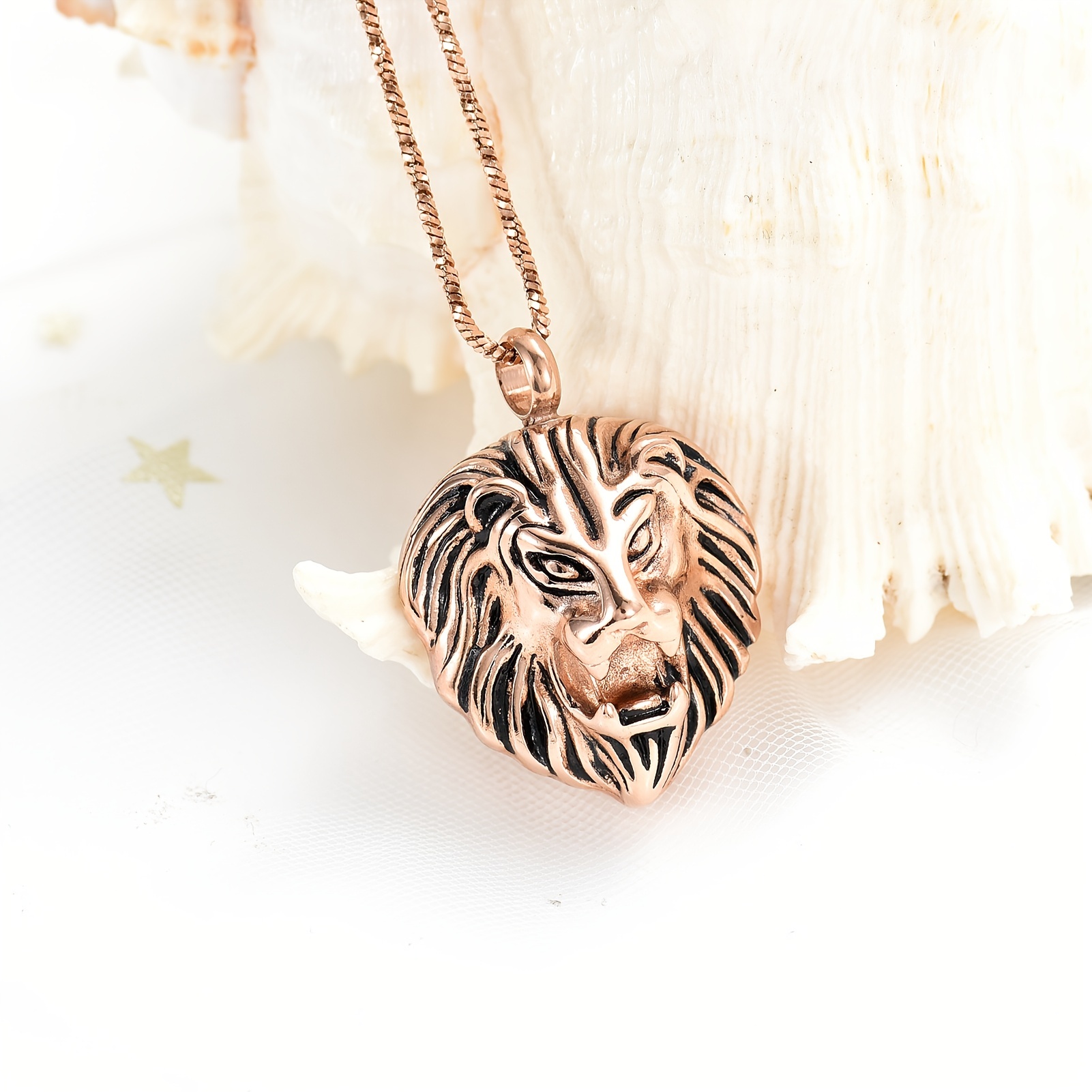 Lion hot sale urn necklace