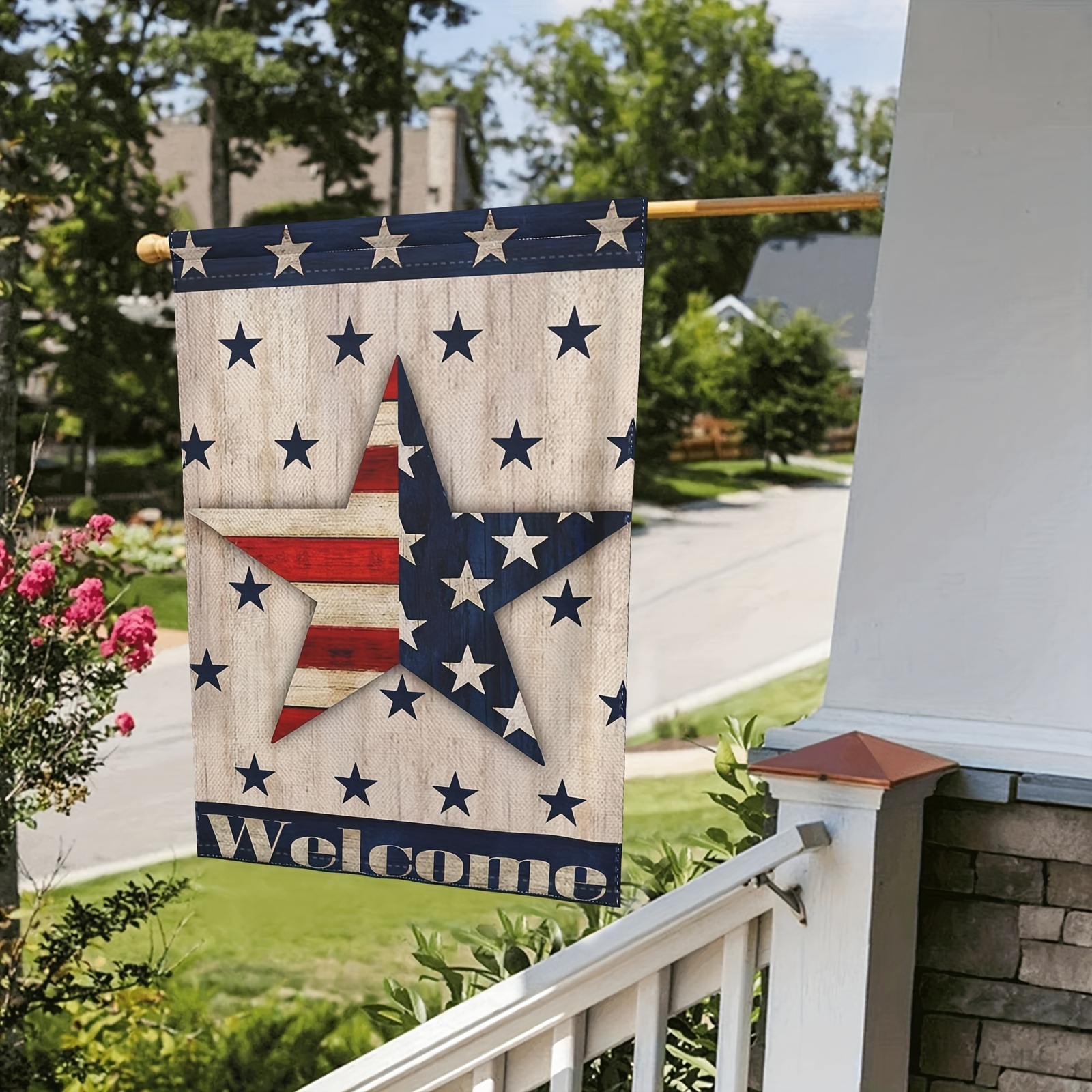 Primitive Garden Flags Flags Temu