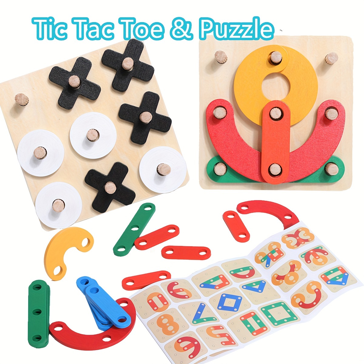 Wooden Tic Tac Toe – Sensory Stuff