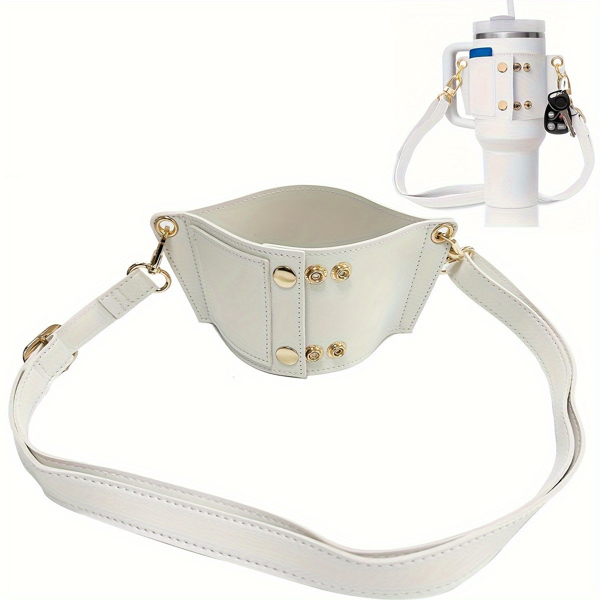 Cup Sleeve For Stanley Cup Outdoor Crossbody Portable Cup - Temu