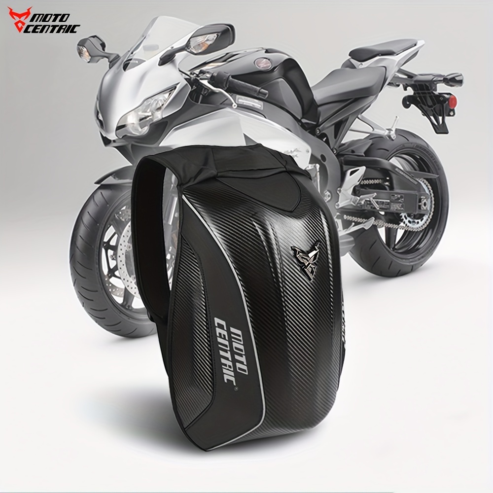 Motocentric Mochila Moto Impermeable Gran Capacidad Fibra - Temu