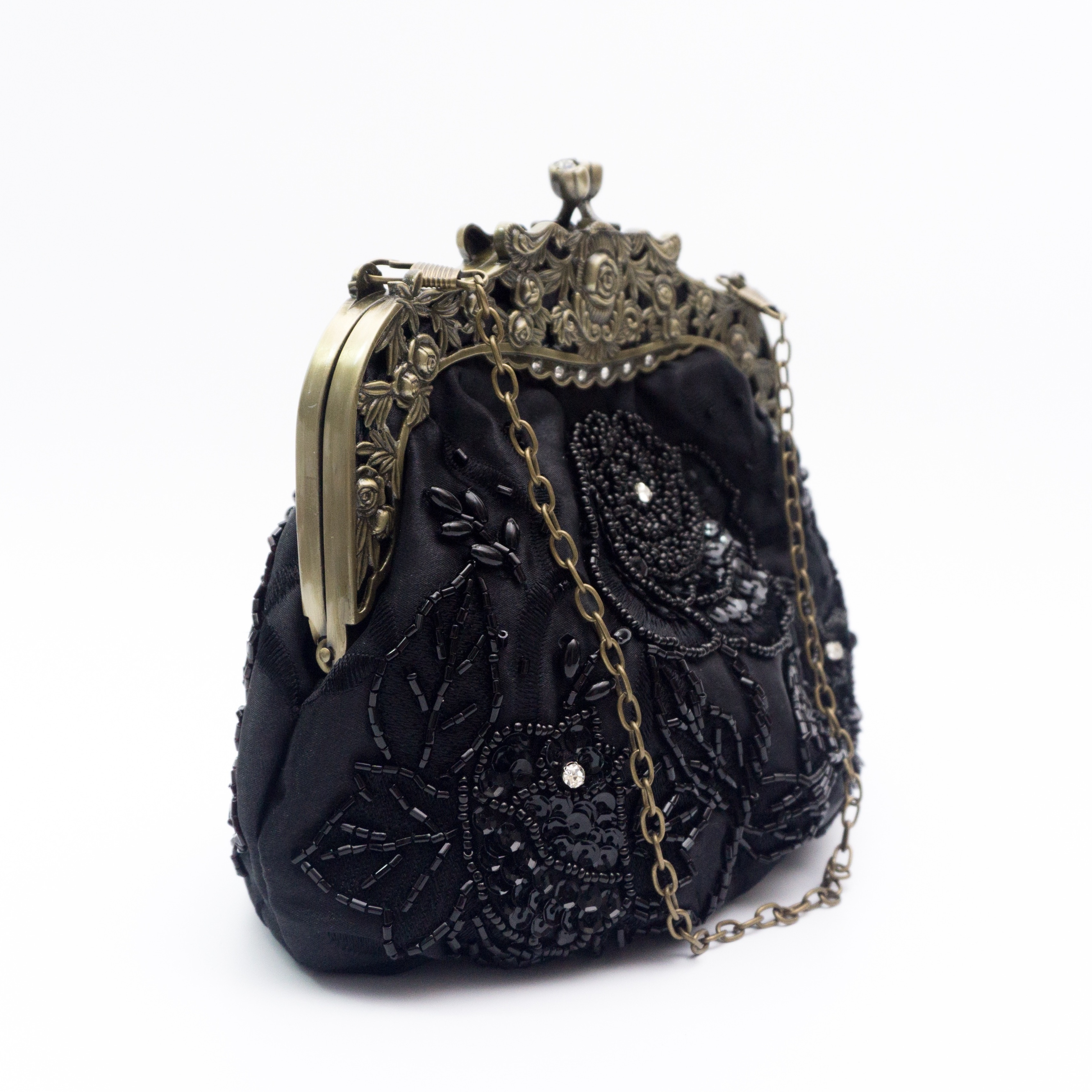 Vintage Style Beaded Handbag