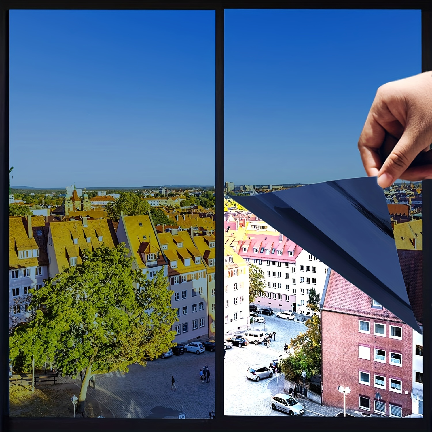 1 Stück Fensterfolie, Sichtschutz, Sonnenbrille, Reflektierende  Fenstertönung, Wärmekontrolle, UV-Schutz Für Zuhause, Wohnzimmer,  Schlafzimmer Und Bürodekoration - Temu Austria