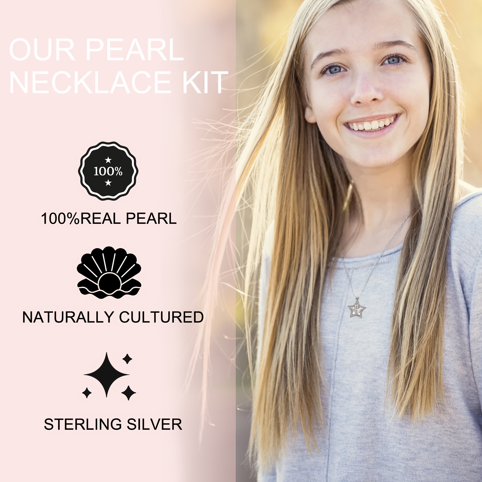 Pearl Necklace and Pendant Giftset
