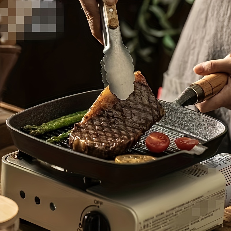 Iron Barbecue Pan, Household Commercial Steak Pan, Thickened