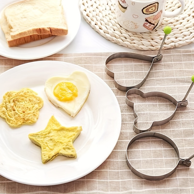 Stainless Steel Fried Egg Pancake Shaper Omelette Mold, Frying Egg Cooking  Tools, Rv Kitchen Accessories Gadget Rings, 4 Styles To Choose - Temu