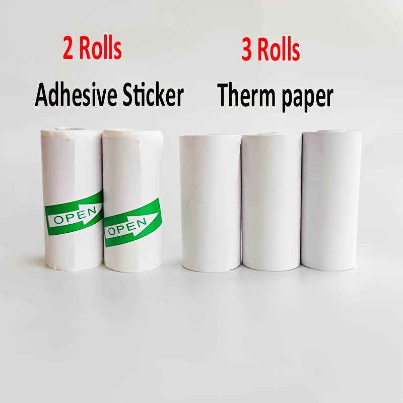 Mini Printer Paper Self Adhesive Thermal Paper Printable - Temu