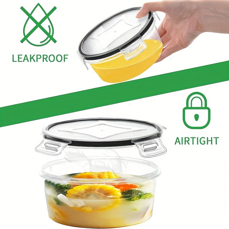 12pcs storage containers portable food sealed fresh keeping box with lid multipurpose leak proof food storage box for grain nuts fruit vegetable and meat kitchen organizers and storage kitchen accessories details 3