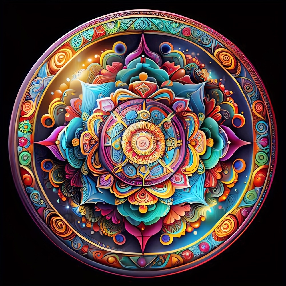 Aesthetic Colorful Trippy 5D DIY Full Drill Diamond Painting Cross Stitch  Decor