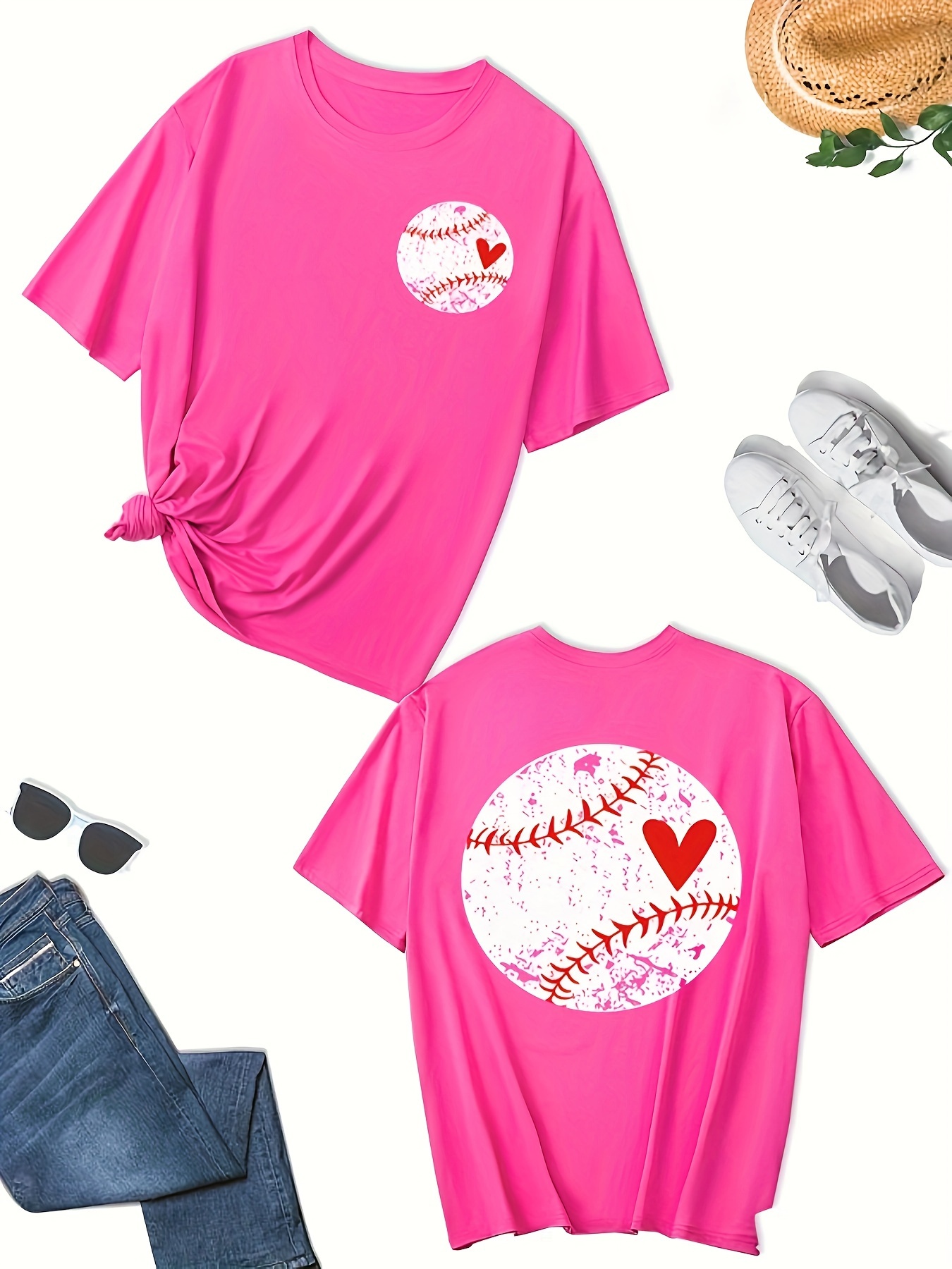 plus size baseball shirts