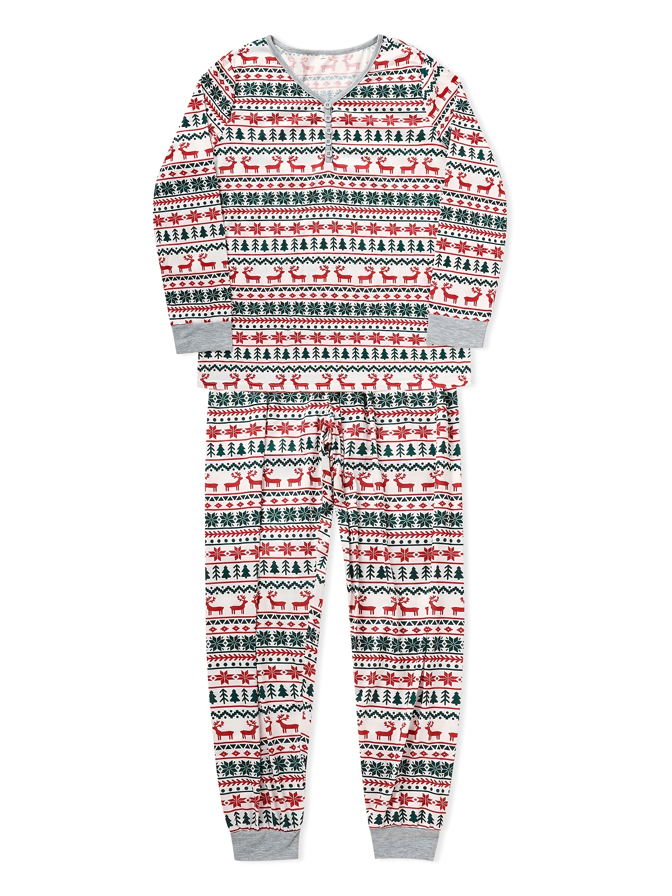 Mom Set, Family Christmas Pjs Matching Sets - Christmas Pajamas For Family  Plaid Sleepwear Pants Matching Xmas Pjs For Family