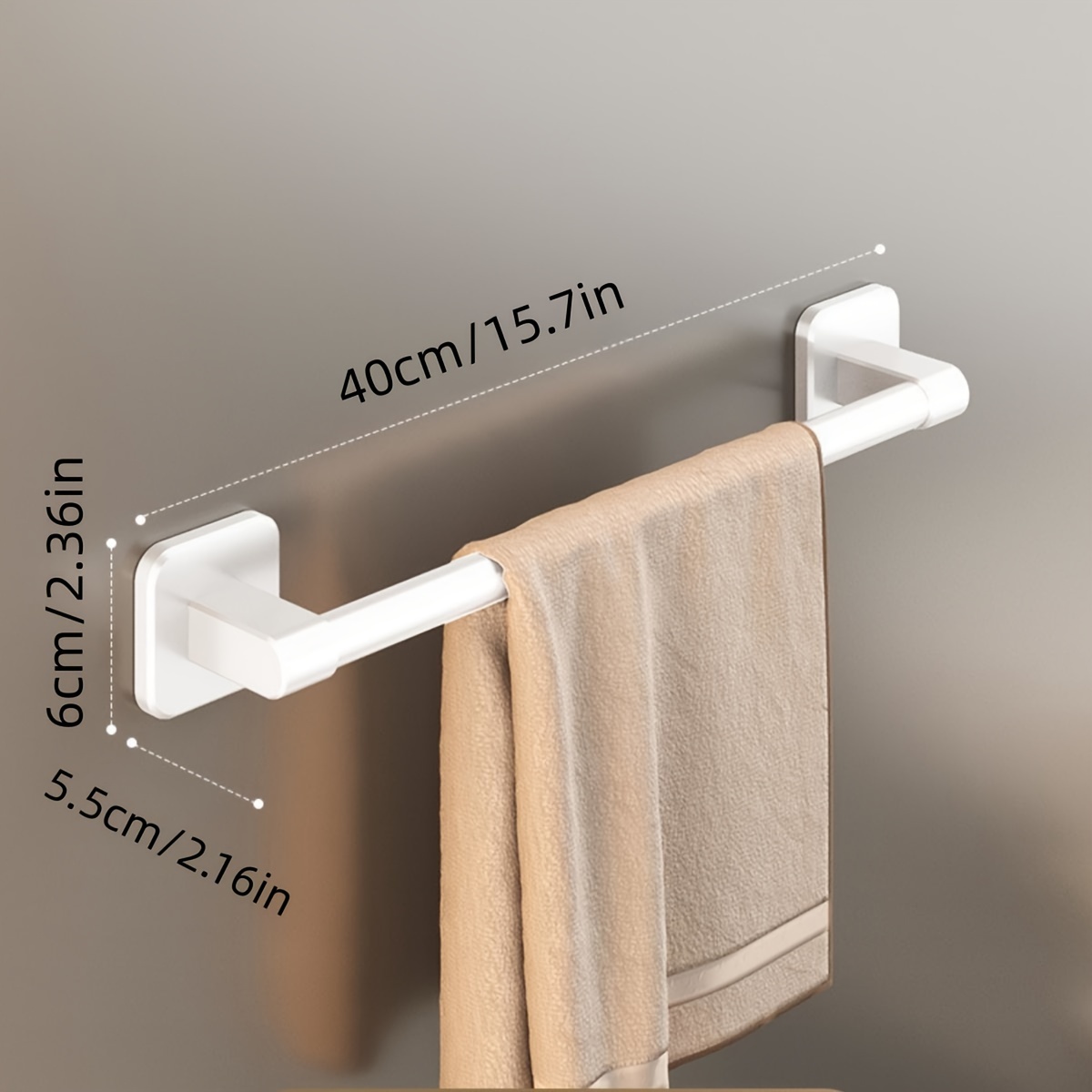 Adaptive Bathroom Towel Rack Aluminum Alloy Wall Mounted - Temu Canada