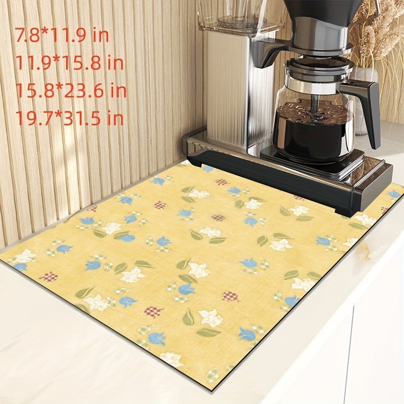 Dish Drying Mats for Kitchen Counter Waterproof for Countertop Accessories