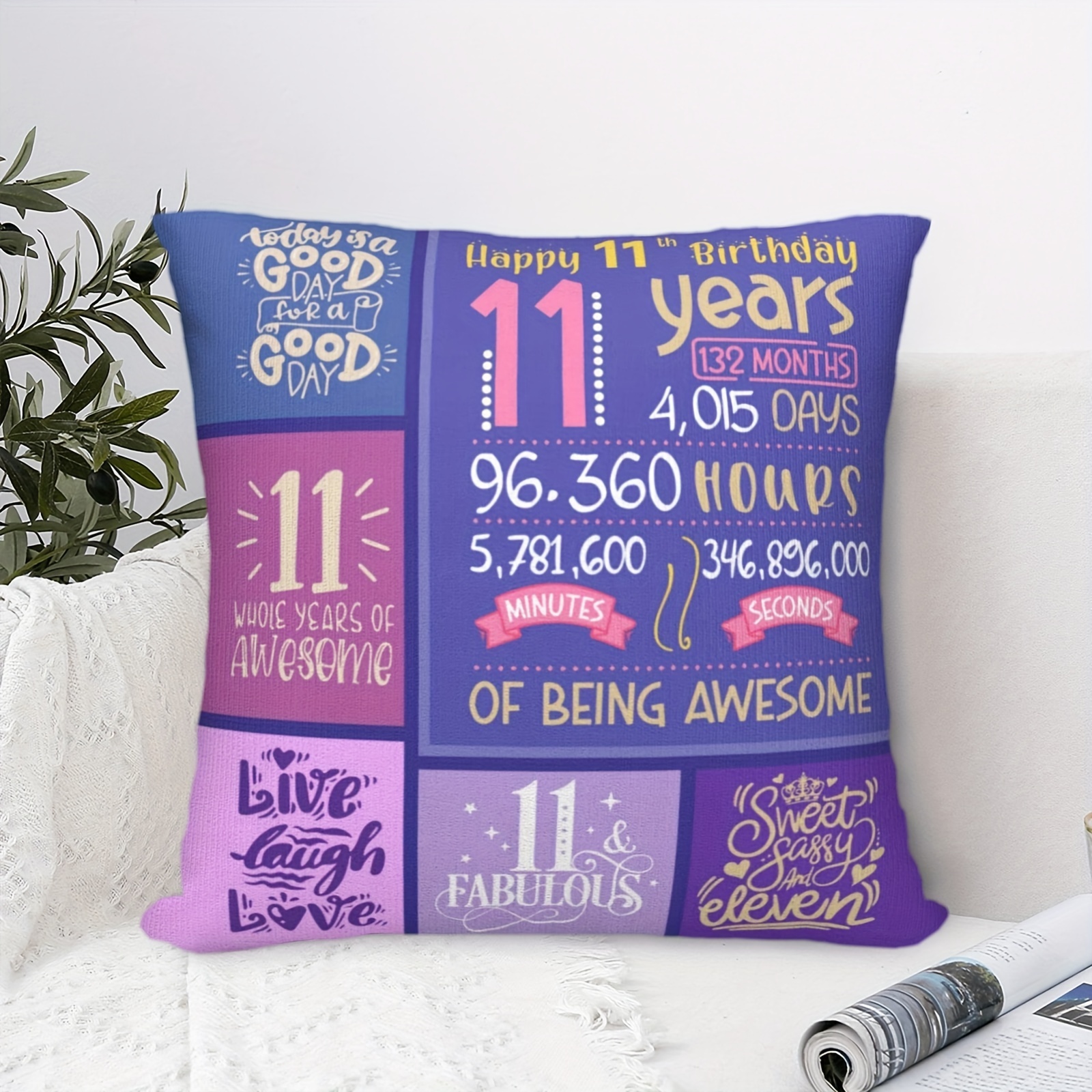 Birthday Gifts For 9 Year Old Pillow Covers 9th Birthday - Temu