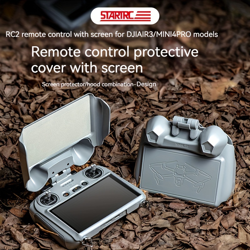 BRDRC brdrc mini 3 pro rc sun hood sunshade for dji rc 2 remote  control,compatible with mavic 3 pro/air 3/mini 3 drone sun shade pr