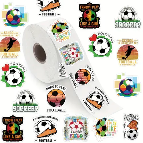 100pcs Green Football Stickers American Childrens Soccer - Temu