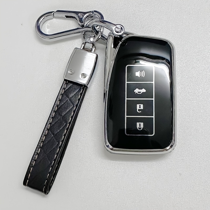 Genuine Leather Remote Key Case Cover 3 Buttons For Lexus ES UX NX LC500  UX200 ES350 UX200 LS500 LS500H LC500h ES300h