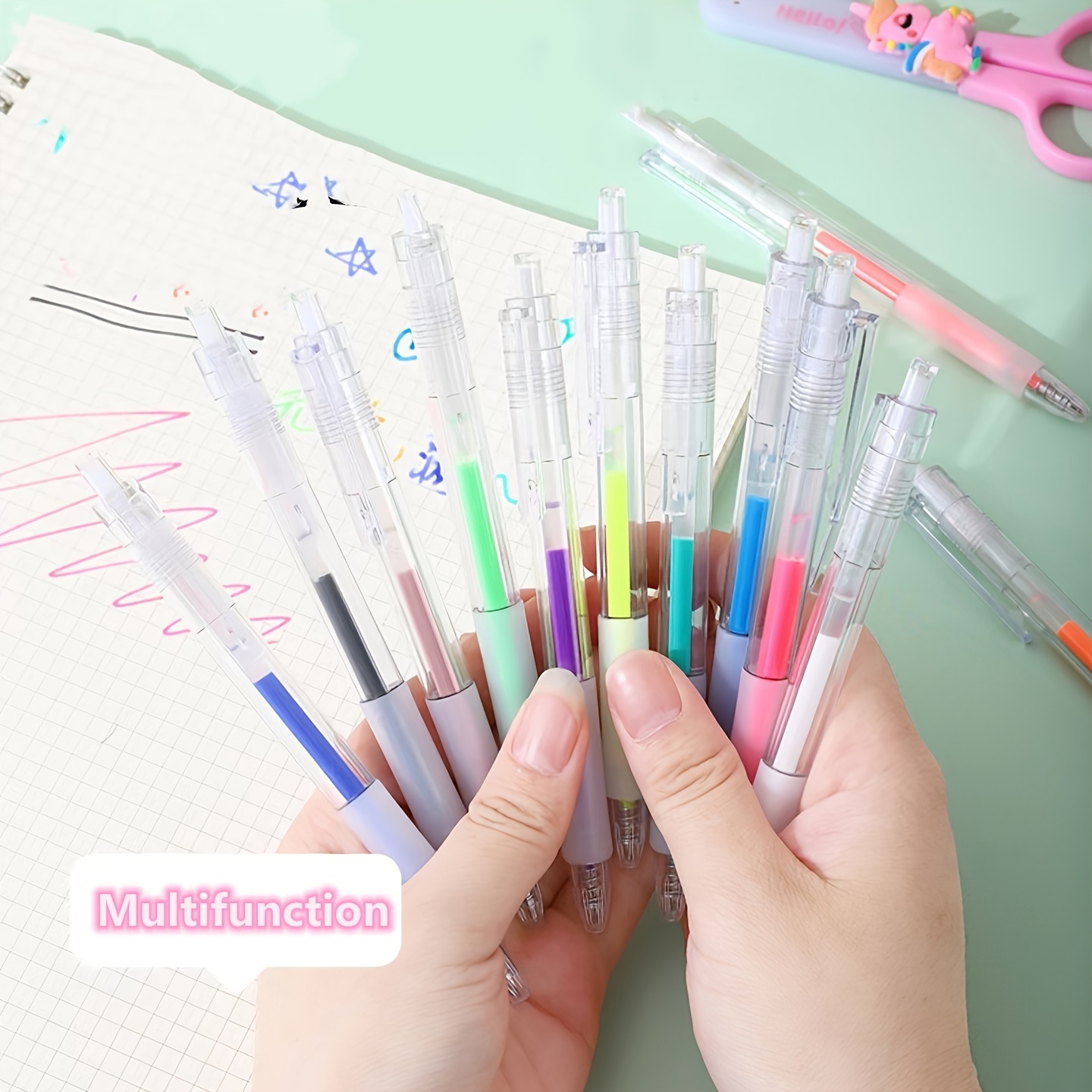 Diy Bubble Popcorn Drawing Pens, Magic Puffy Pens, Colorful Pens