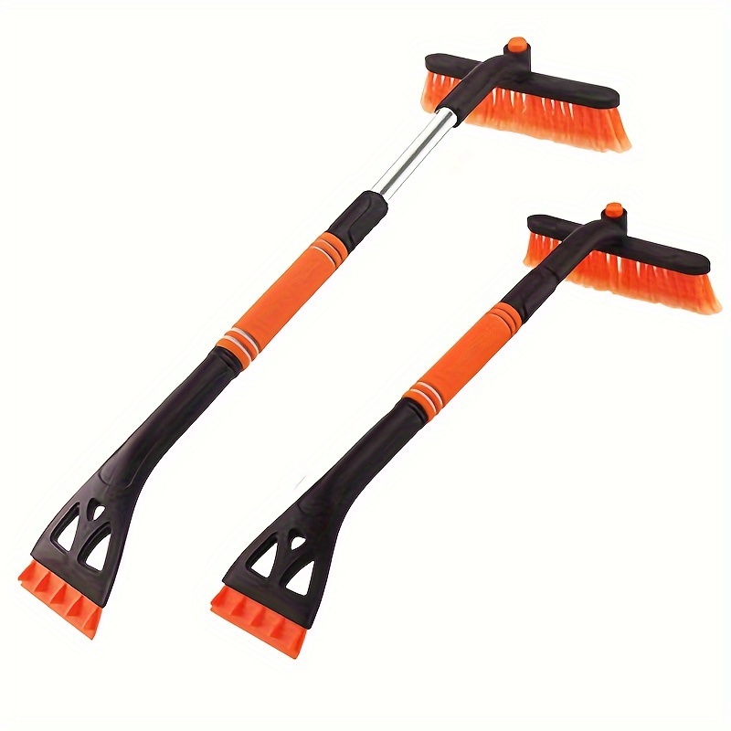 Extendable Snow Removal Broom For Car Windshield Ice Scraper Glass Snow  Brush Manual Snow Remover Tool Snow Removal Broom New