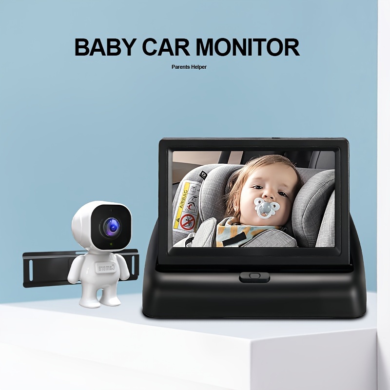 Baby Car Camera 8LED Monitor Night Vision Recording Car Seat