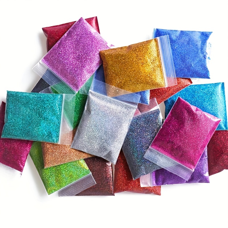 Bag Sparkling Holographic Glitter Art And - Powder For Temu Nail