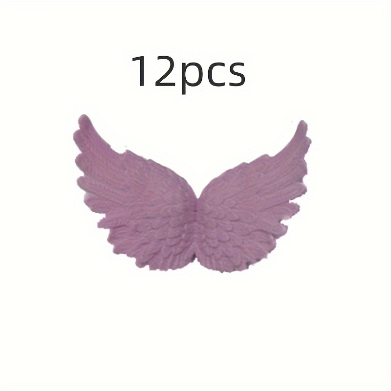 Plastic Angel Wings for Crafts, White 12 pcs 80mm : Home &  Kitchen