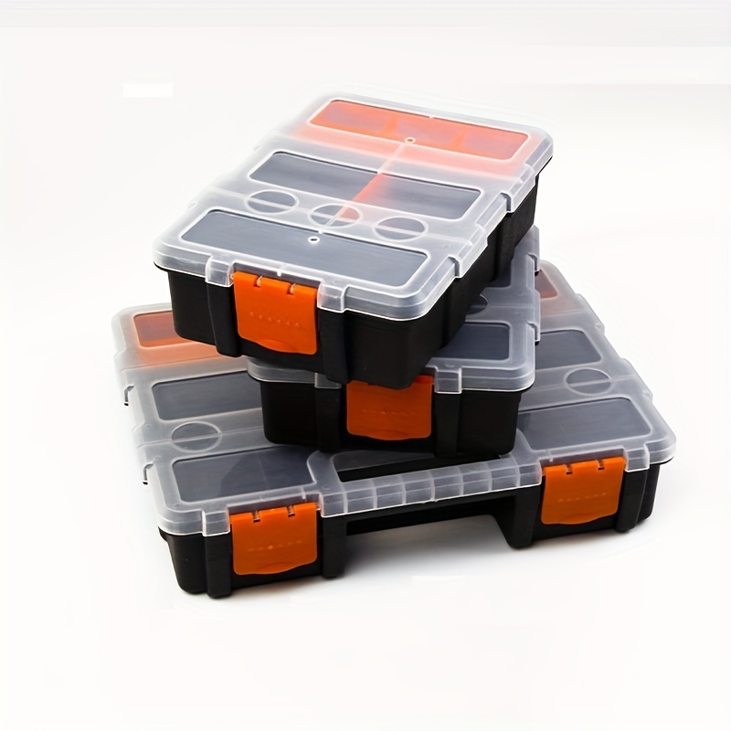 1 Set Small Parts Organizer 34 Compartments Double Side Parts