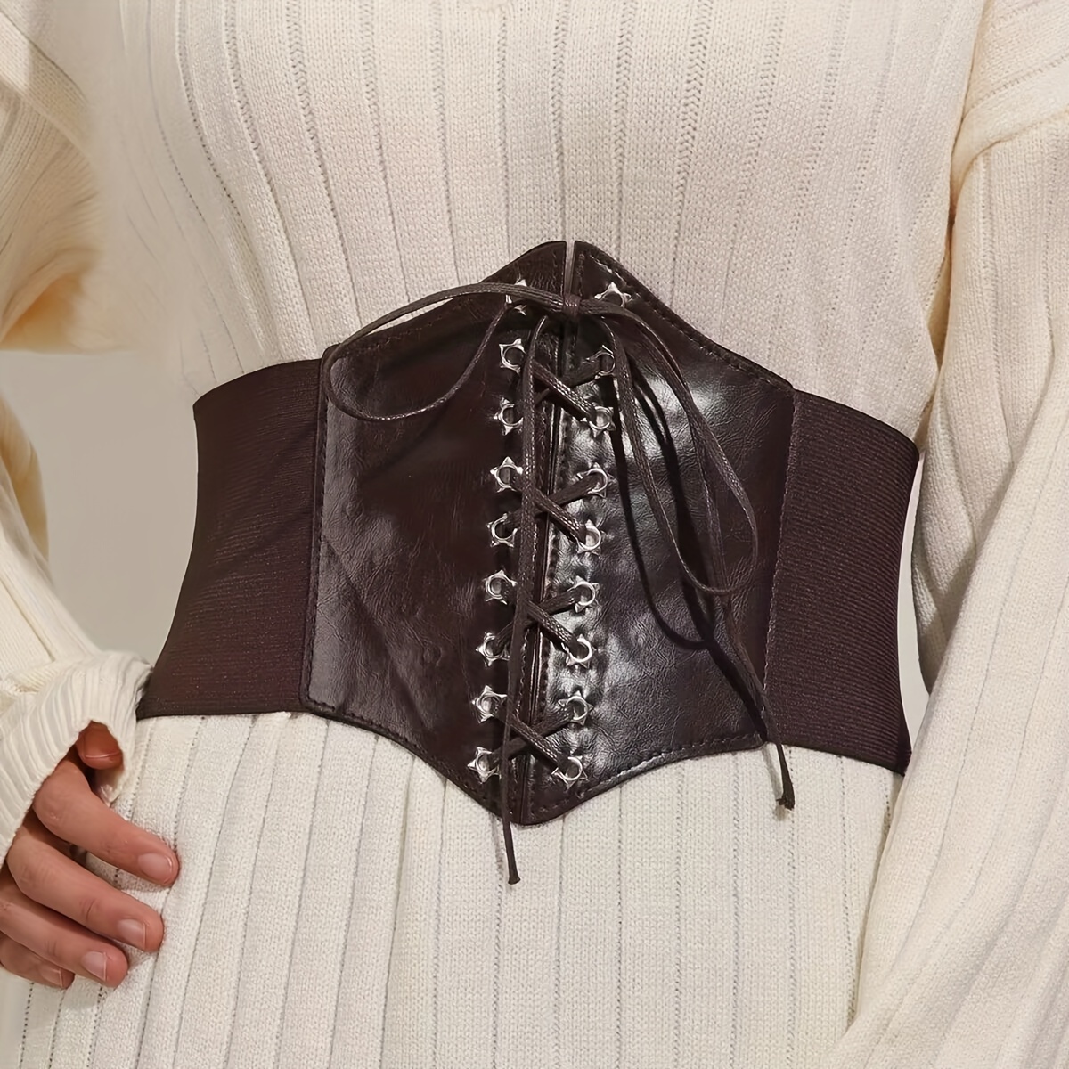 Corset Top, Black Corset Vest, Lacing, Medieval, Lace Up Corset, Renaissance  D463A - LotusTraders