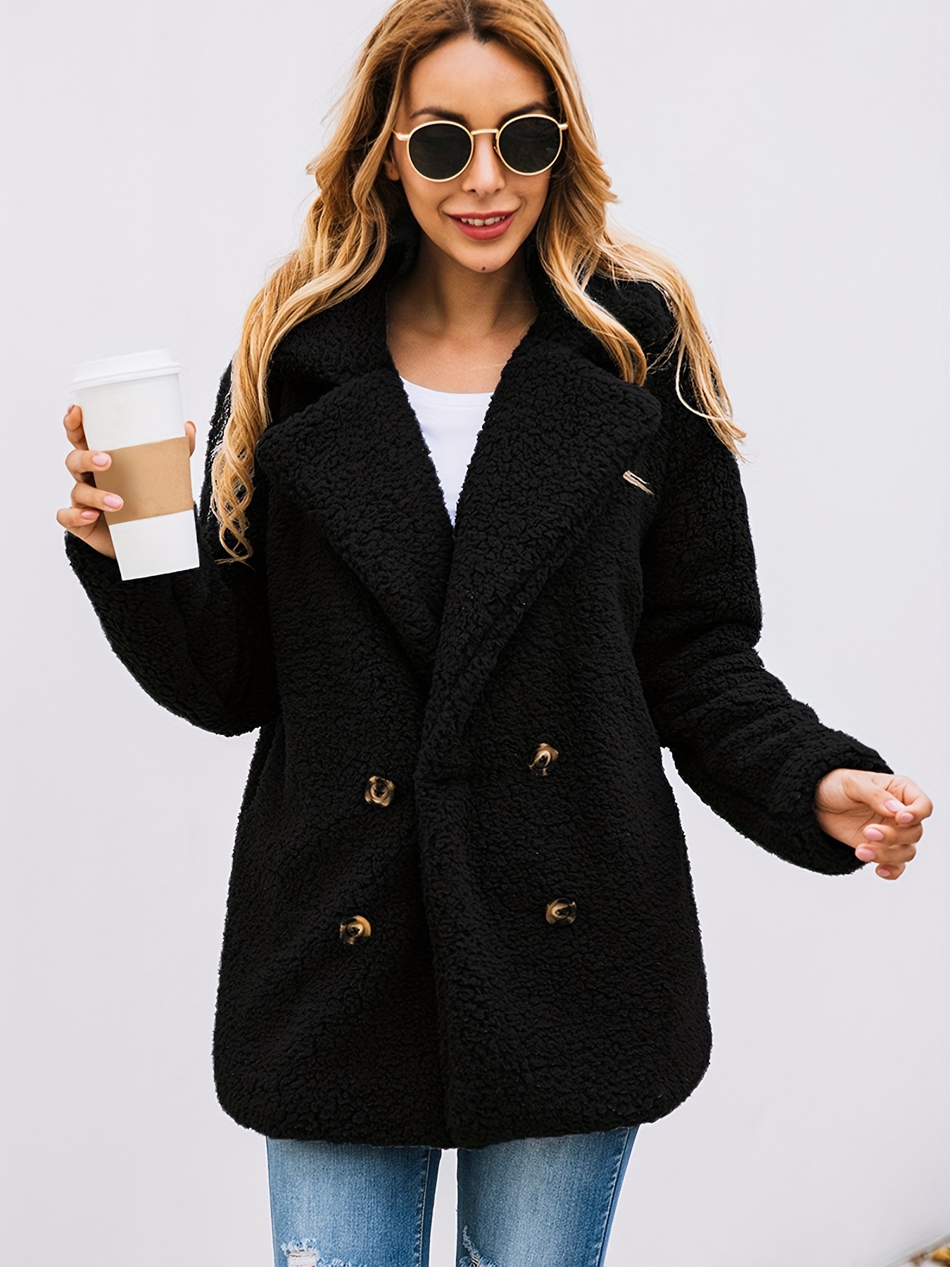 Triplewood Hoodies For Women Trendy Knit Long Sleeve Drawstring Casual