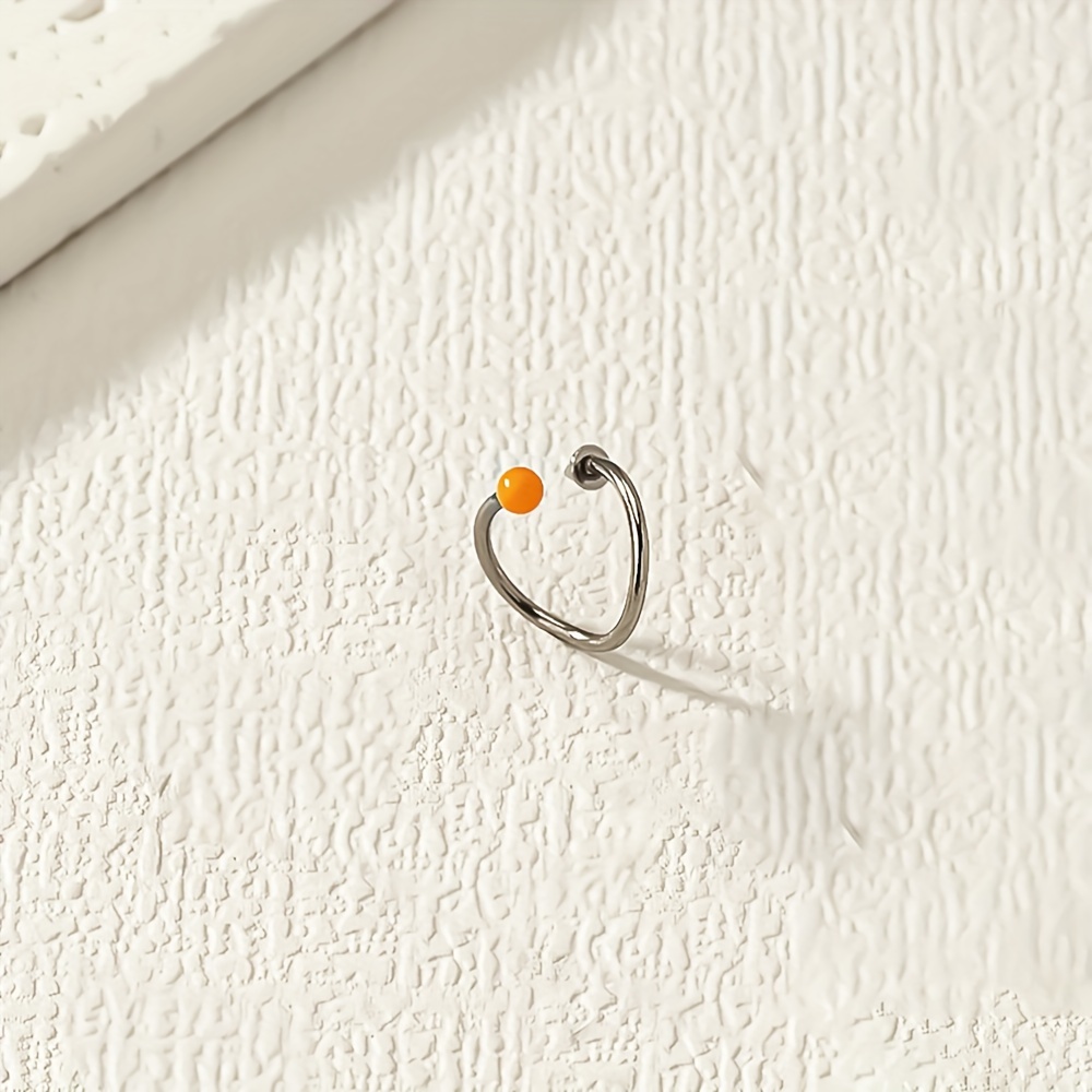 Creative Cone Head Spiral Design Ear Cuff Stainless Steel Temu United