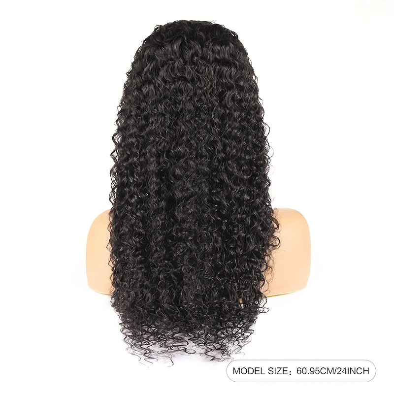  32 Inch 13x4 Transparent Lace Front Wigs Human Hair Curly  Human Hair Wigs for Black Women 200% Density Glueless Lace Frontal Wigs  Brazilian Virgin Human Hair Pre Plucked Bleached Knots
