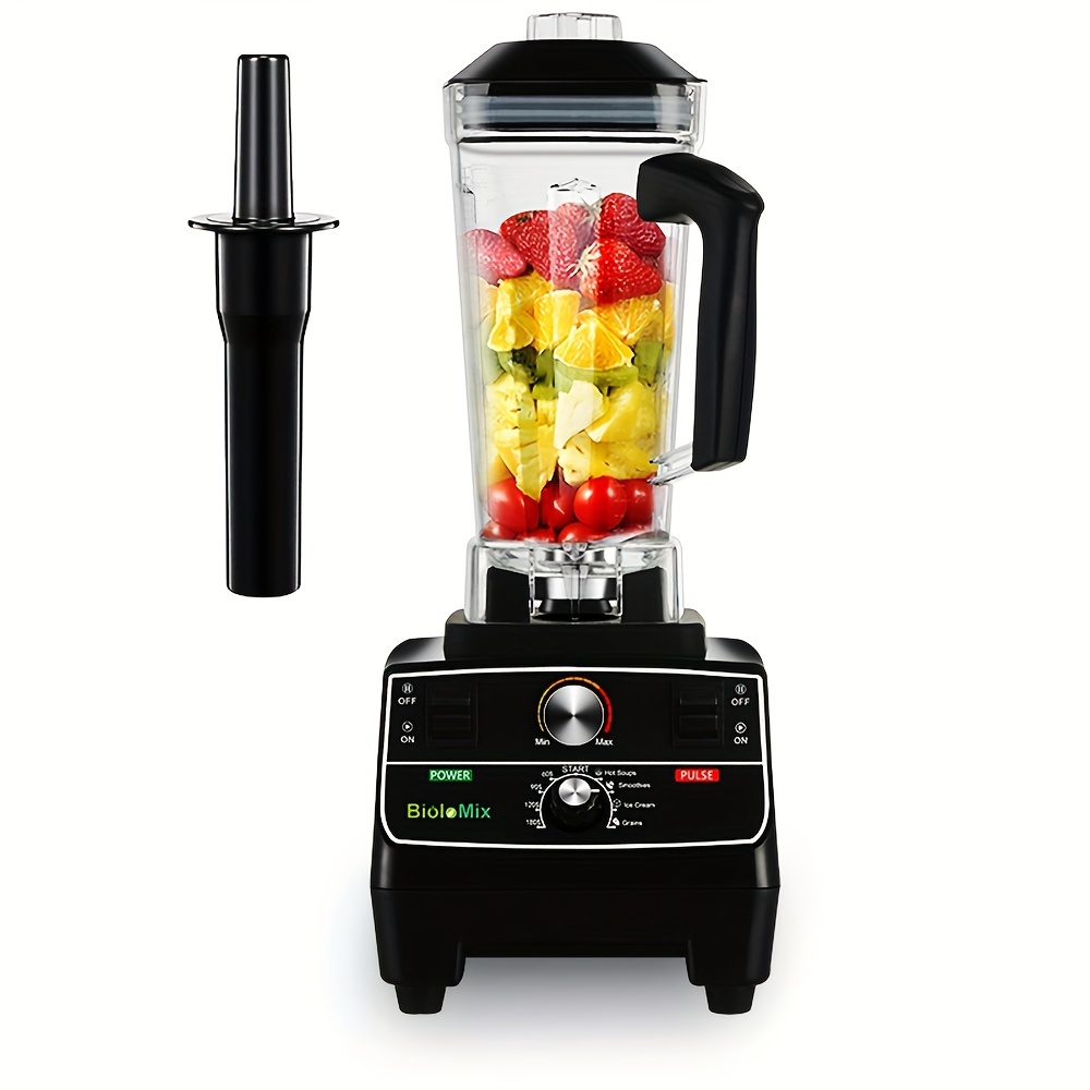 Professional Countertop Blender for kitchen Max 2200W High Power Home and  Commercial Blender with Timer, Variable