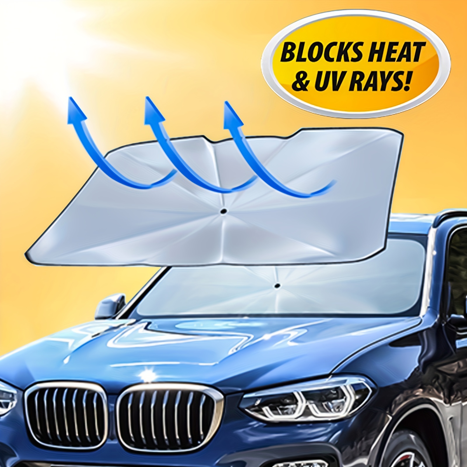 Sonnenblende Auto Fenster Sonnenschutz Schatten Sonnenschutz Und  Wärmedämmung Frontscheibenabdeckung Auto Frontplatte Auto