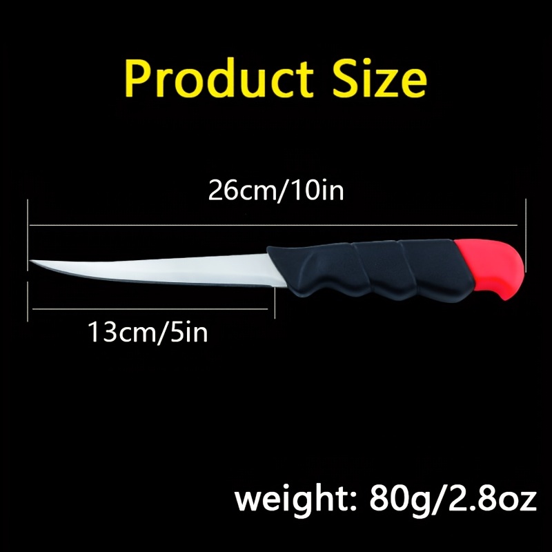 TRUSCEND Razor Sharp Stainless Steel Fishing Fillet Knife