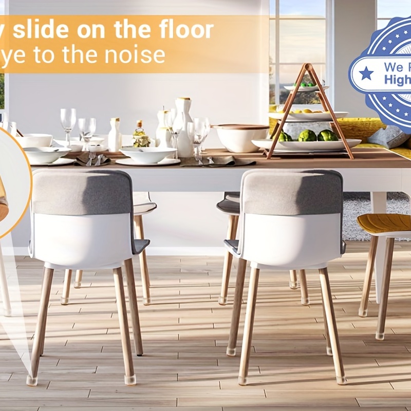 Chairs Stools Silent Foot Pads Dining Table Floor Protection - Temu