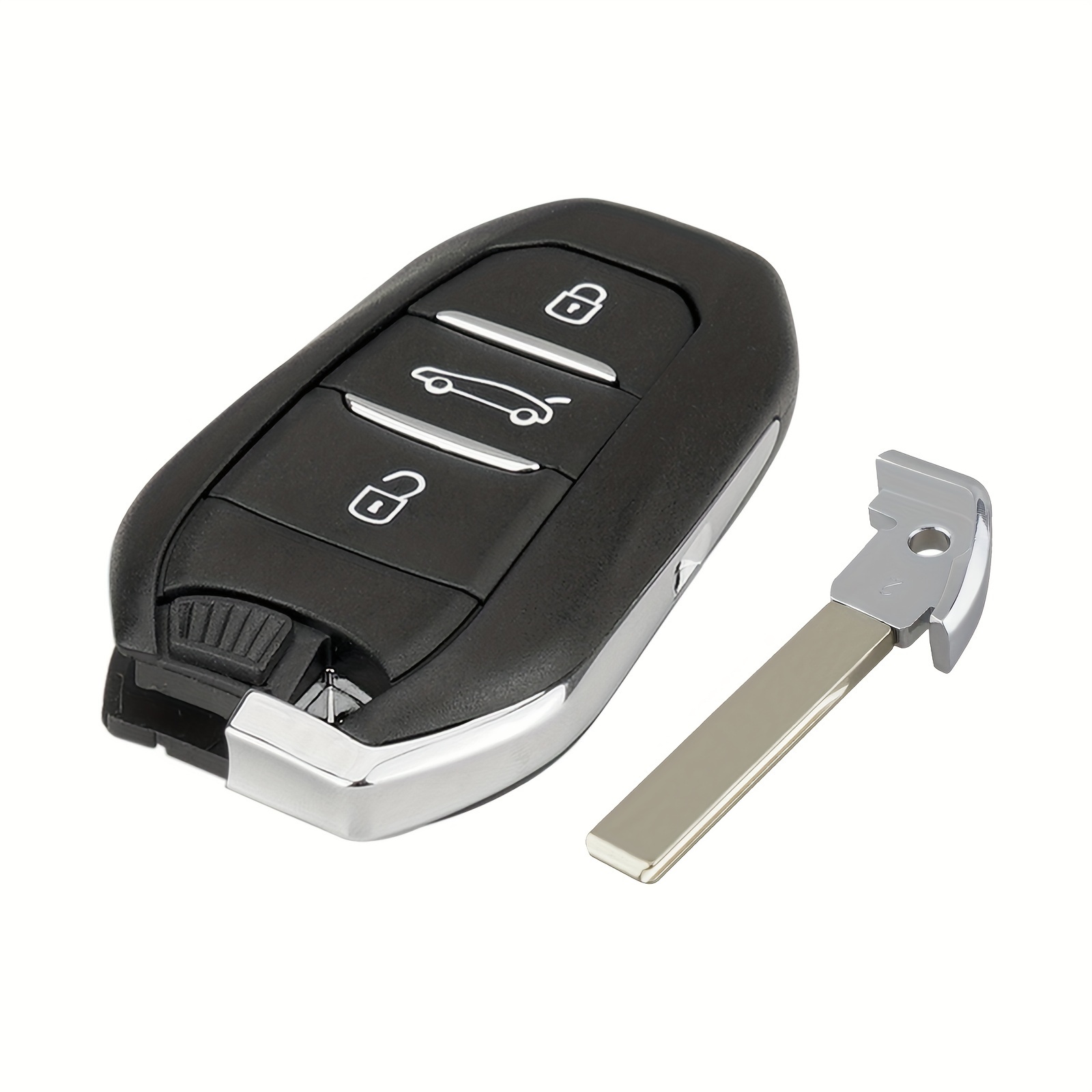 3 Tasten Smart Remote Auto Schlüssel Fob Shell Case Peugeot - Temu Germany