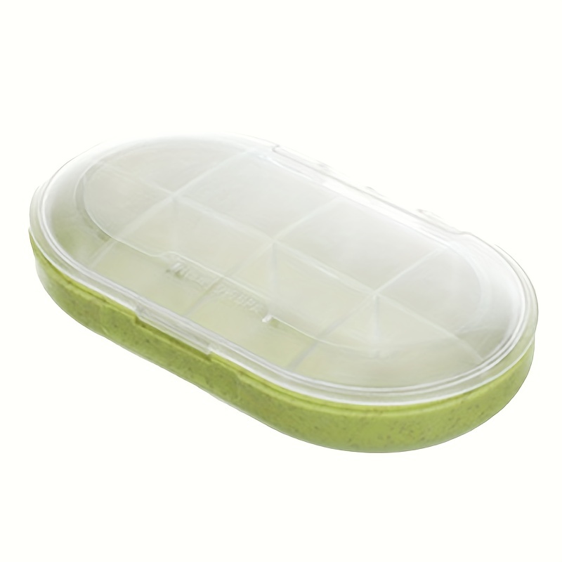 Portable Travel Pill Box with 3, 4, 8 Grids for Vitamins