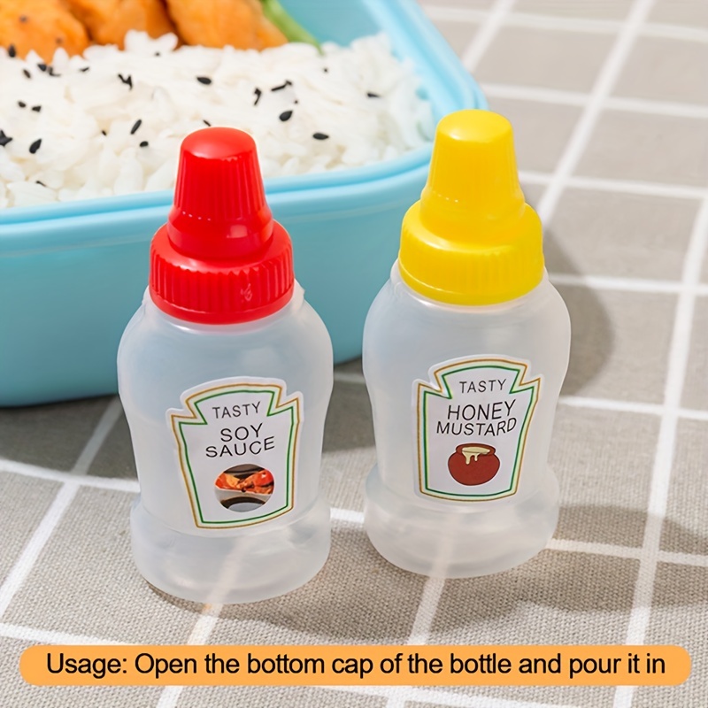 Mini Ketchup Bottles Condiment Squeeze Bottle Plastic - Temu