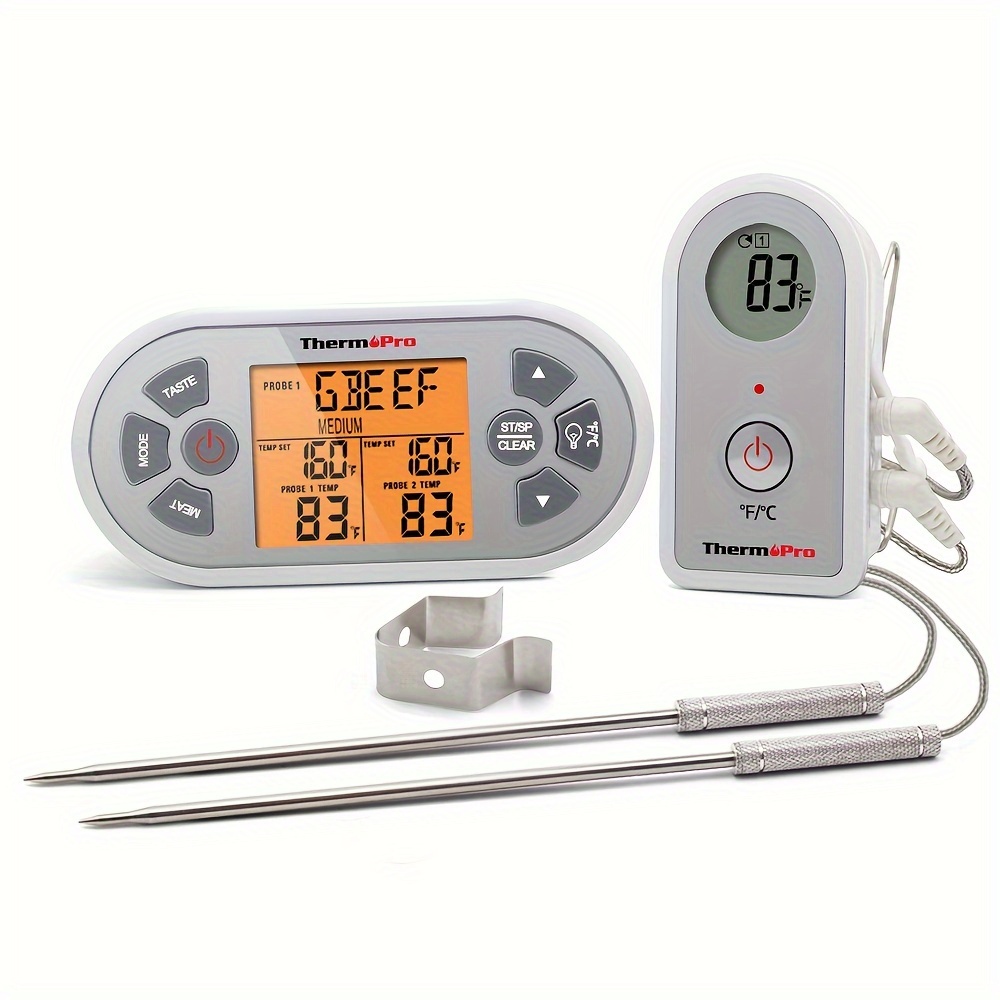 Digital Wireless Dual Probe BBQ Thermometer