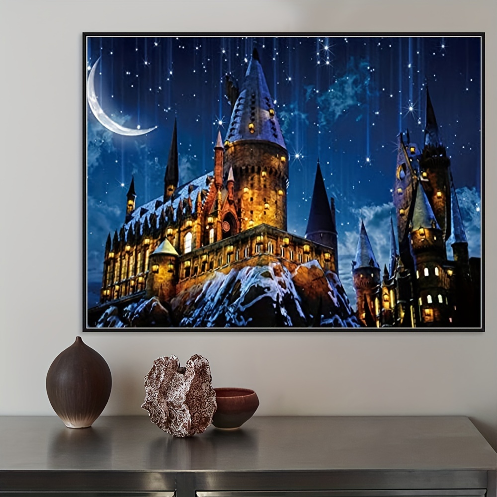 Night Castle Painting By Numbers For Adults Beginners - Temu