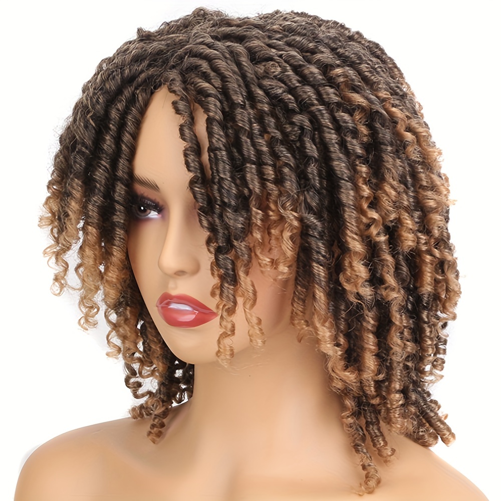 Dreadlock Wigs Women Ombre Synthetic Braided Wigs African - Temu