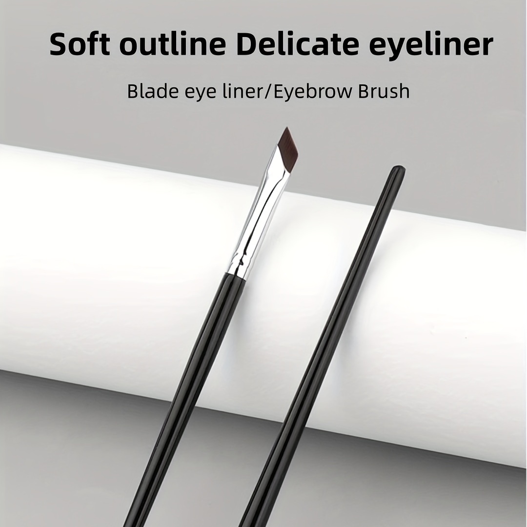 Fine Angled Eyeliner Brush, Ultra Thin Precision Makeup Brushes