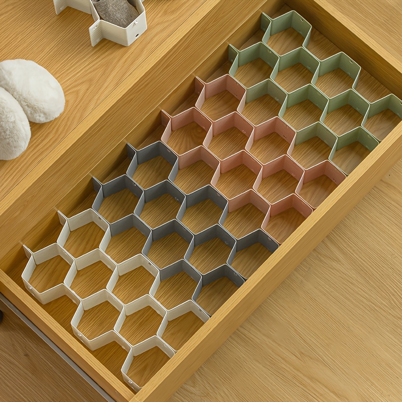 Honeycomb Drawer Partition, Freely Combination, Drawer Organizer