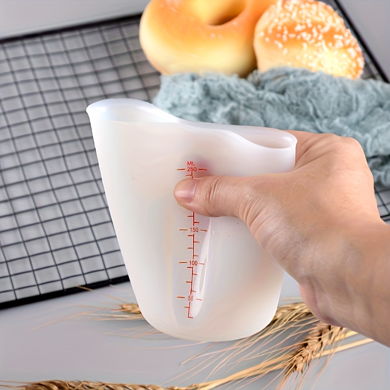 Double Scale Silicone Measuring Cup Milk Tea Shop Supplies - Temu