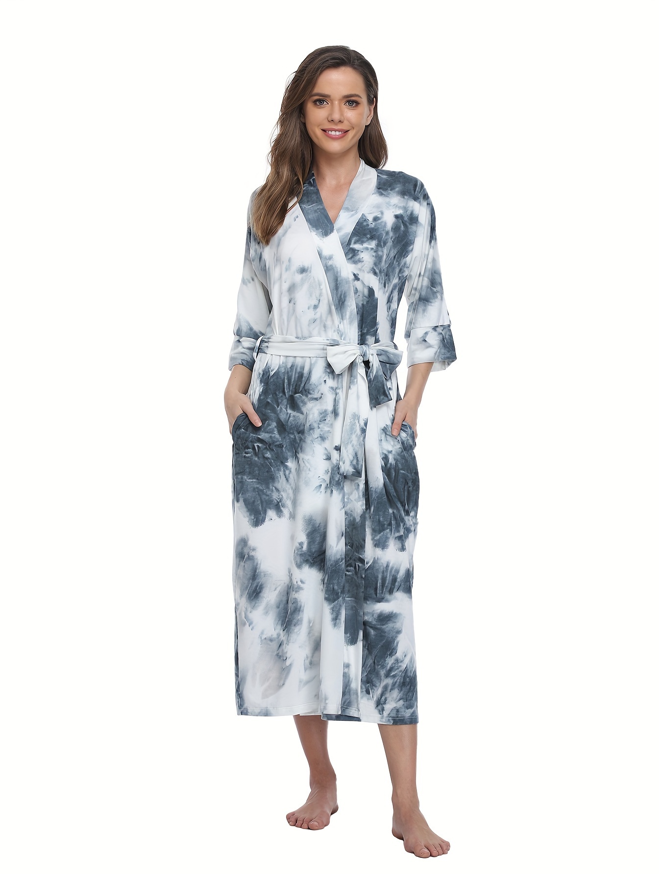 Tie dye shop dressing gown